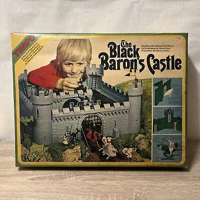 Buy Timpo Toys RARE Medieval Black Barons Castle MIB Very Good Condition! • 299.99£