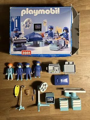 Buy Playmobil 3981 Hospital Operating Theatre W/ Booklet And Box - 90%+ Complete • 14.99£