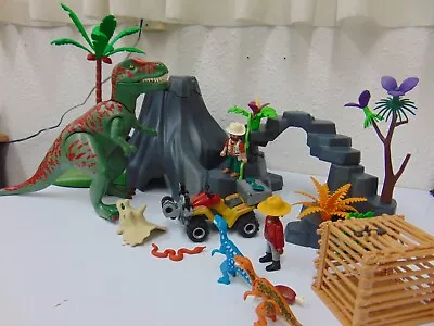 Buy Playmobil Dinos Set 70327 Volcano Eruption With Dinosaur Figures • 14.99£