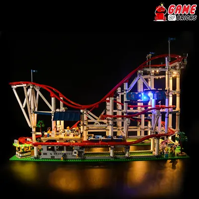 Buy LED Light Kit For Roller Coaster - Compatible With LEGO® 10261 Set (Classic) • 44.73£