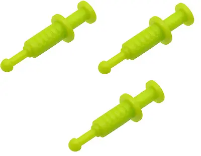 Buy LEGO Dinoworld Accessories For Minifigures 3x Syringe Utensil Syrings Lime 87989 • 3.43£