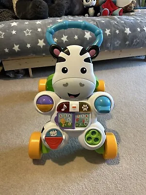 Buy Fisher-Price Learn With Me Zebra Walker - UK English Version GXC31 • 20£