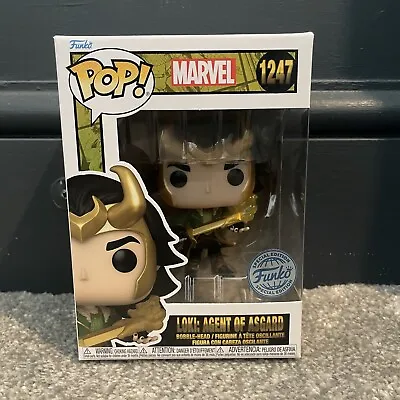 Buy Exclusive Funko Pop! Marvel - Loki : Agent Of Asgard #1247-FREE FAST DELIVERY🚚 • 14.99£