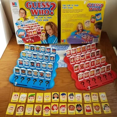 Buy GUESS WHO? - Family Fun Vintage Game By Hasbro MB Games 2001 - 100% COMPLETE • 7.90£