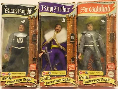 Buy Mego Knights, World's Greatest Super Knights 1974 Issue With Boxes X 3, • 214.12£