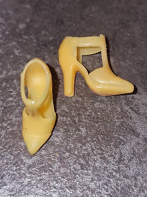 Buy Modern Small Pale Yellow Barbie Shoes, • 0.86£