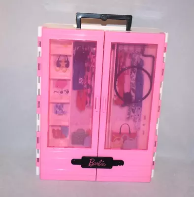 Buy Barbie Fashionistas Ultimate Closet With Carrying Handle Pink 2018 Mattel MT85 • 7.49£