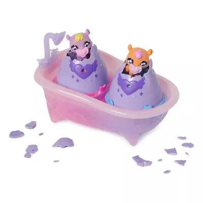 Buy New Set 2 Mini Characters With Bathtub For Bathroom Hatchimals Spin Master • 15.38£