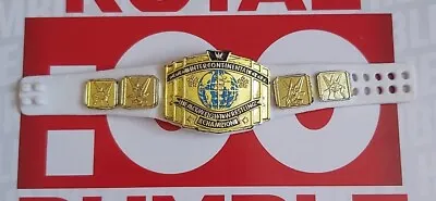 Buy Elite White Intercontinental Title Belt Accessory Wwe Wrestling Figure Mattel  • 17.50£