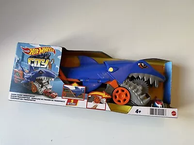 Buy Hot Wheels Shark Chomp Transporter Play Set • 0.99£