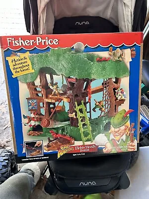 Buy Fisher Price Great Adventures Robin Hood’s Forest Treehouse Vintage 1999 Sealed • 332.74£