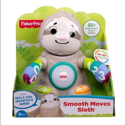 Buy BRAND NEW Fisher-Price Smooth Moves Sloth Kids Toy With Music & Light FREE POST • 48.99£