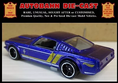 Buy Old 1965 Ford Mustang Fastback 1:64 Scale Hot Wheels Diecast Collector Model Car • 6.90£