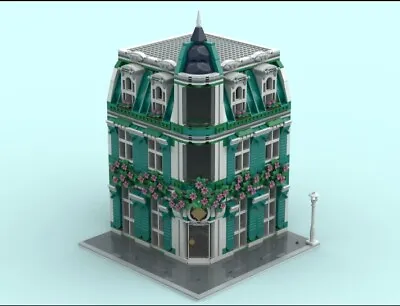 Buy Lego Modular Building Moc Corner Building Instructions  • 2.99£