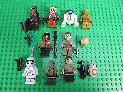 Buy Genuine LEGO STAR WARS FORCE AWAKENS Minifigure Lot Set REY FINN BB-8 POE C-3PO • 36.12£