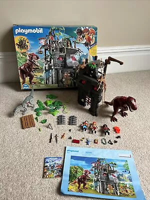 Buy PLAYMOBIL 9429 Explorers Dinosaurs Hidden Temple With T-Rex Jurassic Park • 20£