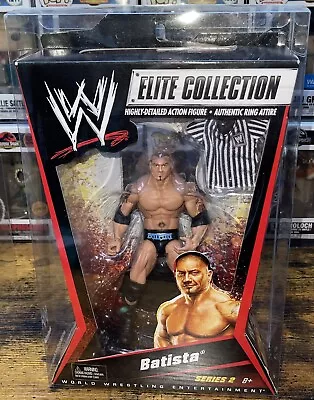Buy WWE Elite Series 2 Batista Action Figure With UV Protector Extremely Rare • 164.99£
