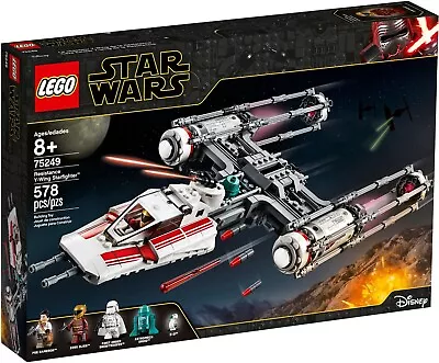 Buy New Lego Star Wars 75249 Resistance Y-Wing Starfighter 3 Minifigures 2 Droids • 84.95£