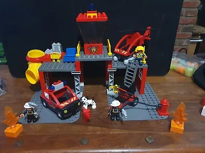 Buy LEGO Duplo 5601 Fire Station Set With Minifigures And Manual • 29£