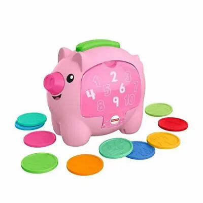 Buy Fisher-Price GJC68 Laugh & Learn Count & Rumble Piggy Bank, Musical Baby Toy, • 35.90£