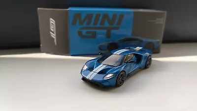 Buy 1/64 Mini GT Ford GT Liquid Blue (Hot Wheels Scale) • 15.49£