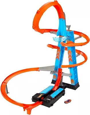Buy Kids Toys 2.5+ Ft / 83 Cm High With Motorized Booster,Track,1 Hot Wheels Vehicle • 66£