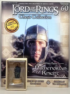 Buy Eaglemoss Lord Of The Rings Chess Collection Numenorian Knight Issue 60 With Mag • 30£