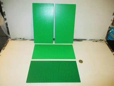 Buy LEGO Base Plates X 4   -  1 Dark Green & 3 Light Green 32 X 16 Studs (10  X 5 ) • 11.99£