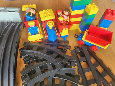 Buy Vintage Lego Duplo Train Track Train And Figures • 10£