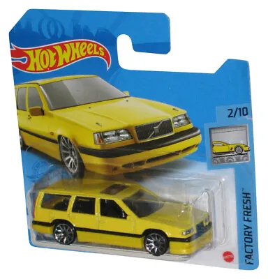 Buy Hot Wheels Factory Fresh (2018) Yellow Volvo 850 Estate Toy Car 2/10 - (Short Ca • 12.98£