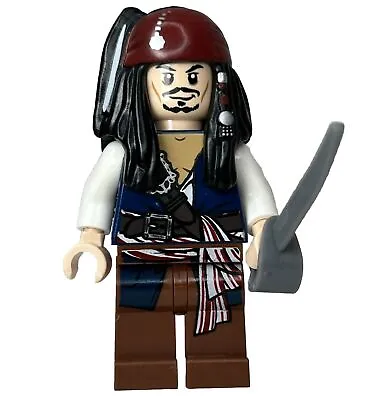 Buy LEGO Captain Jack Sparrow Pirates Caribbean Minifigure 4192 4191 4183 Poc001 NEW • 7.99£