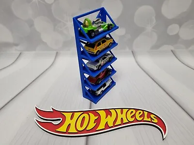 Buy Hot Wheels Display Stand For 5x 1:64 Vehicles, Wall Mountable. • 11.99£