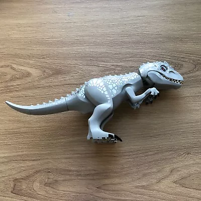 Buy Lego Jurassic World Indominus Rex Dinosaur Figure Silver Grey From Set 75941 • 54£