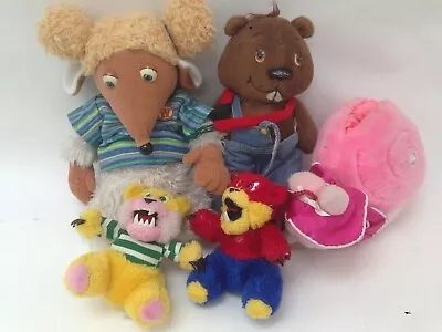 Buy Vintage Soft Toys Alderney Womble Hornby Were Bears Bingo Beaver Keypers Snail • 9.99£