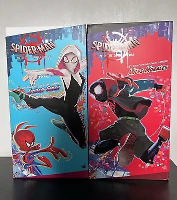 Buy Hot Toys Spider-Man Into The Spider-verse 2 Pack Bundle [Miles And Spider-Gwen] • 499£