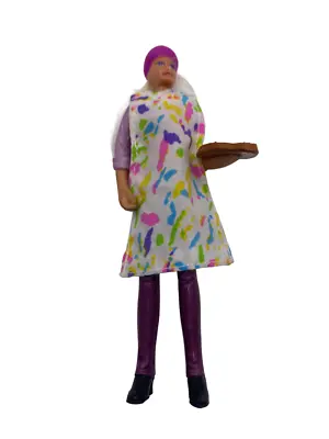 Buy Barbie Figure Doll Painter Artist Mcdonalds Toy Mattel Vintage 1999 H4.5  • 8.99£