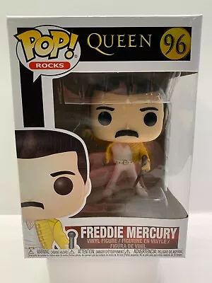 Buy Funko Pop Rocks Queen Freddie Mercury 96 Vinyl Figure - New New • 17.87£