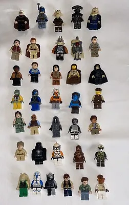 Buy Lego Genuine Star Wars 35+ Minifigures Large Job Lot Bundle Lot Rare • 51£