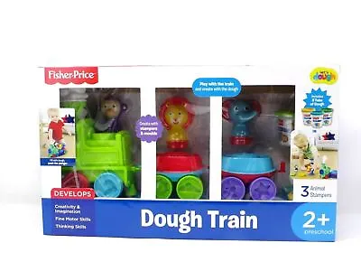 Buy Fisher Price Preschool 2+ Dough Train Play Toy Animal Stampers • 15.95£