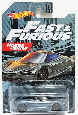 Buy Official Mattel Hot Wheels Fast & Furious Diecast Cars HOBBS & SHAW Mclaren 720s • 8.99£