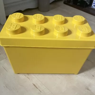 Buy Lego 8 Stud Yellow Large Storage Box • 14.99£