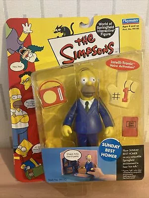Buy The Simpsons Sunday Best Homer Toy Figure UK (Playmates, 2003). Rare Collectible • 19.99£