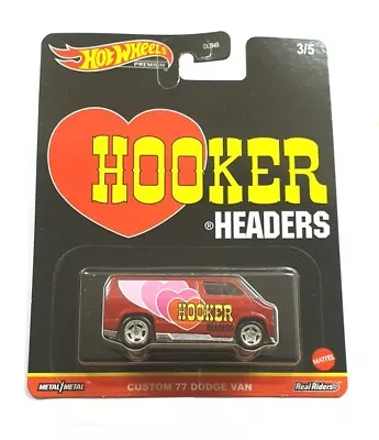 Buy Hot Wheels Grl26 2020 Pop Culture Hooker Headers Custom 77 Dodge Van 3/5 • 11.19£