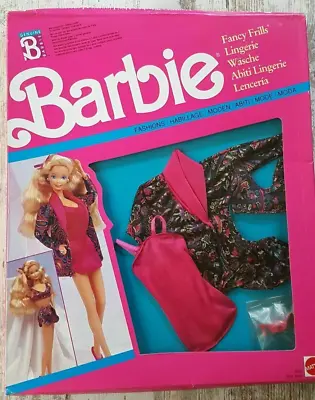 Buy Vintage - Barbie - Fancy Frills Lingerie Lingerie Underwear Mattel 1990 #5290 • 38.78£