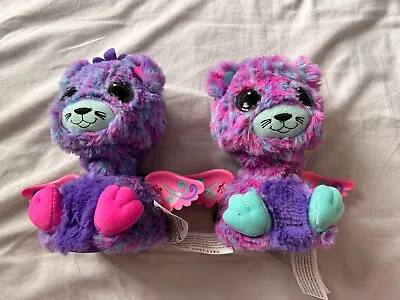 Buy TWIN Hatchimals Surprise Interactive Winged Fluffy Toys 19110 Hatched • 14.99£