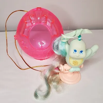 Buy VTG My Little Pony Fairy Tinker Tails BIRD Baby Flyer Hasbro W/PERCH PURSE Blue • 28.35£
