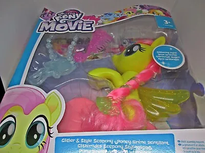 Buy My Little Pony The Movie Fluttershy Glitter & Style Seapony BNIB • 24.99£