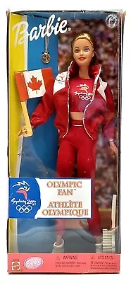 Buy Olympic Games Sydney 2000 Canadian Fan Barbie Doll / Mattel 25974 / Box Damaged • 36.95£