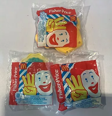 Buy Mcdonalds Vintage  1999 Fisher Price Under 3  rare Toys  all Mip • 10£