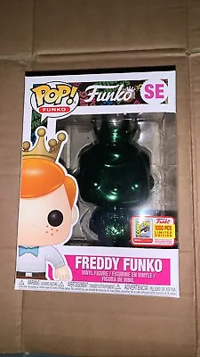 Buy Funko POP! Freddy Funko Green Chrome SDCC 2018 1000 Piece Limited Edition • 84.99£